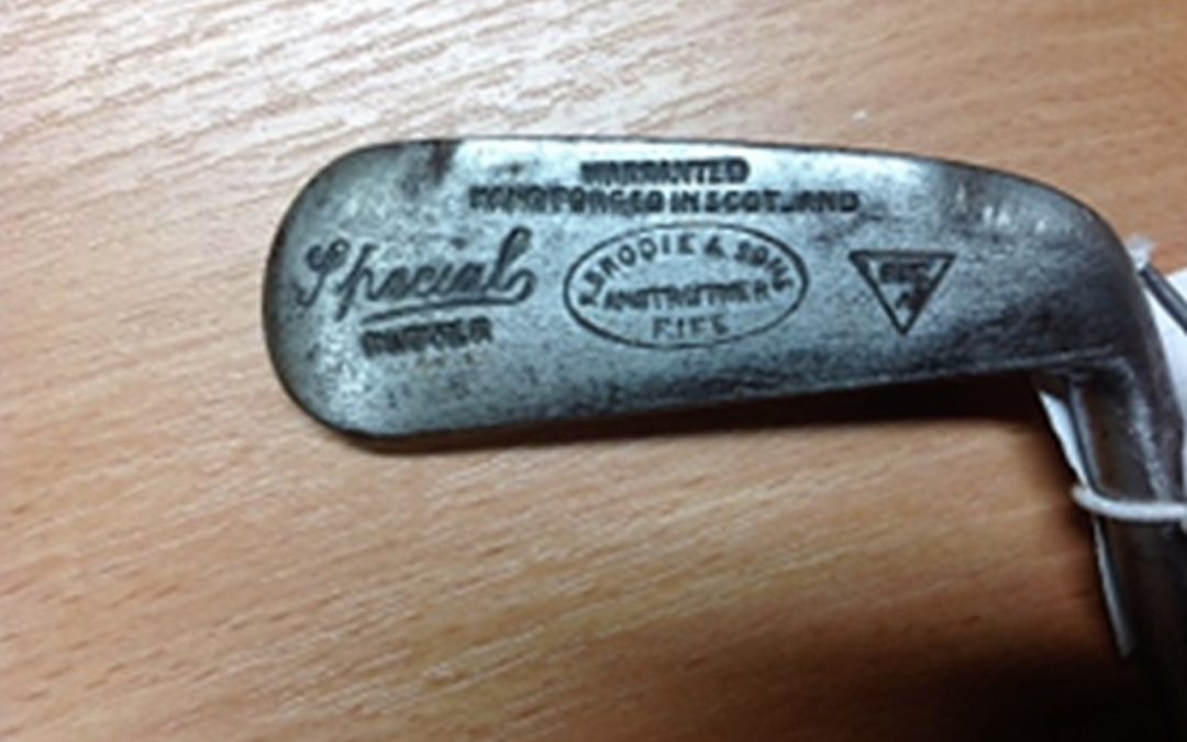 Cleek (golf club) made in Anstruther